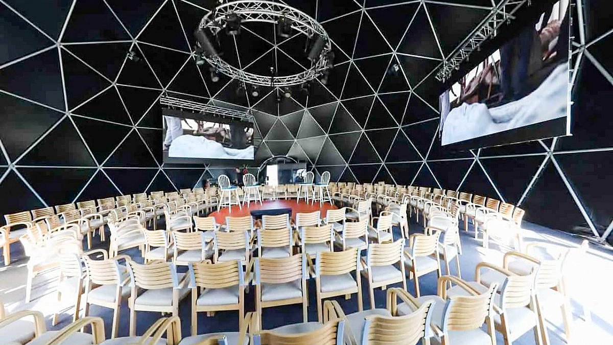 Conference dome at HOW festival Zadar