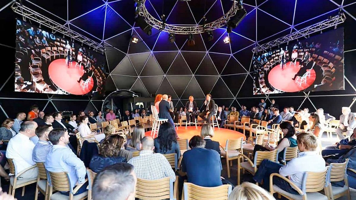 Conference dome at HOW festival Zadar